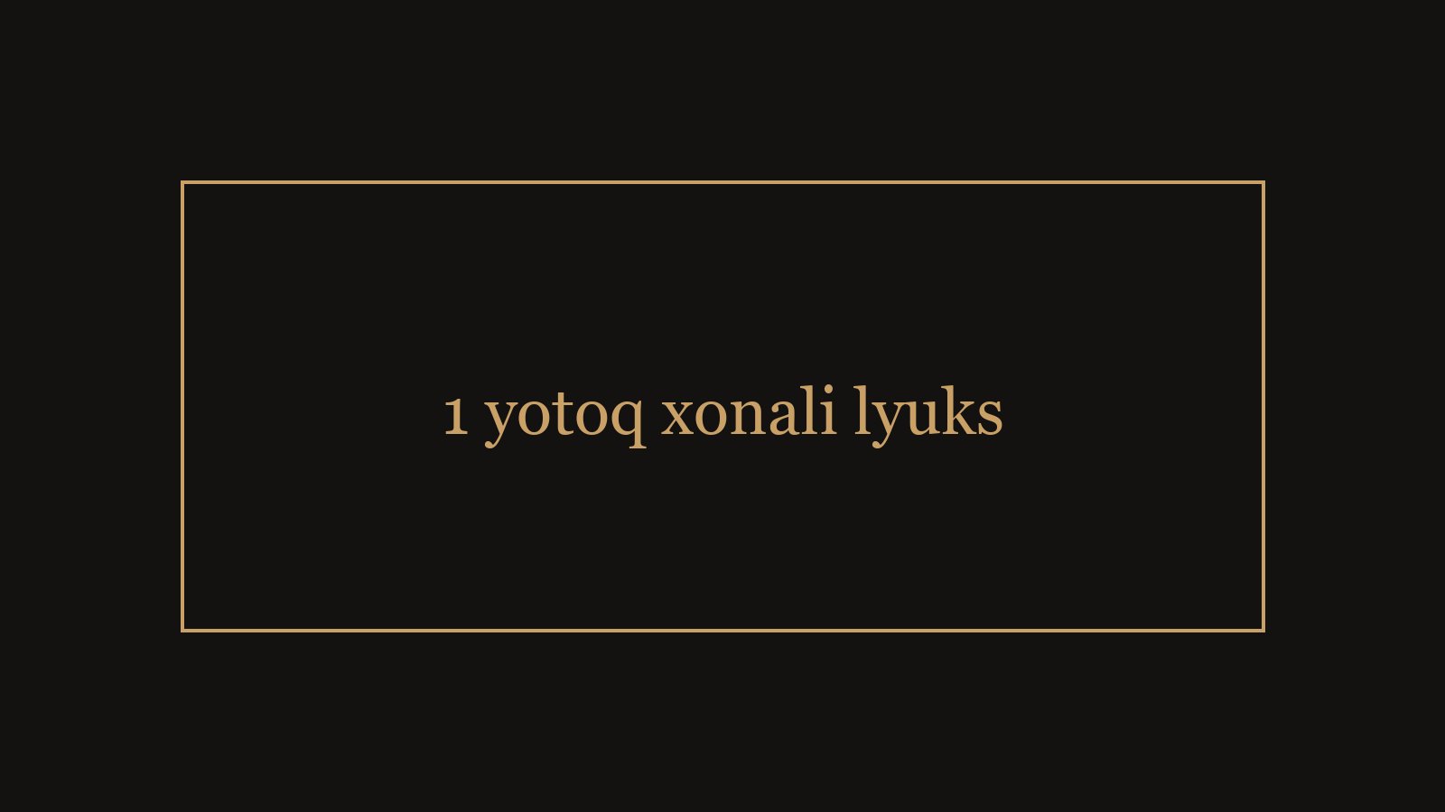 1 yotoq xonali lyuks — 3